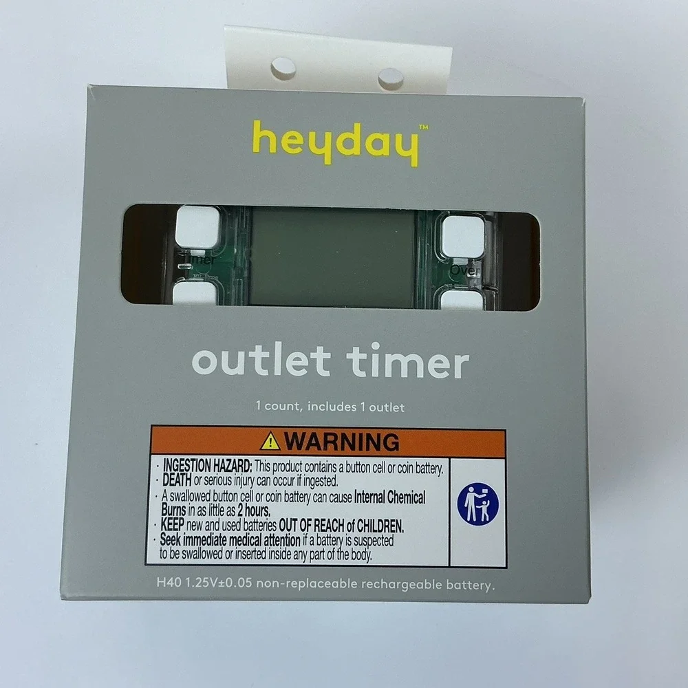 heyday Outlet Timer Programmable Digital Plug in Timer, 1 Count - Picture 1 of 2
